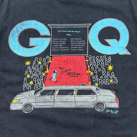 Vintage 2003 GQ Magazine So Fresh And So Clean Promo T-Shirt Size Small - Picture 2 of 6